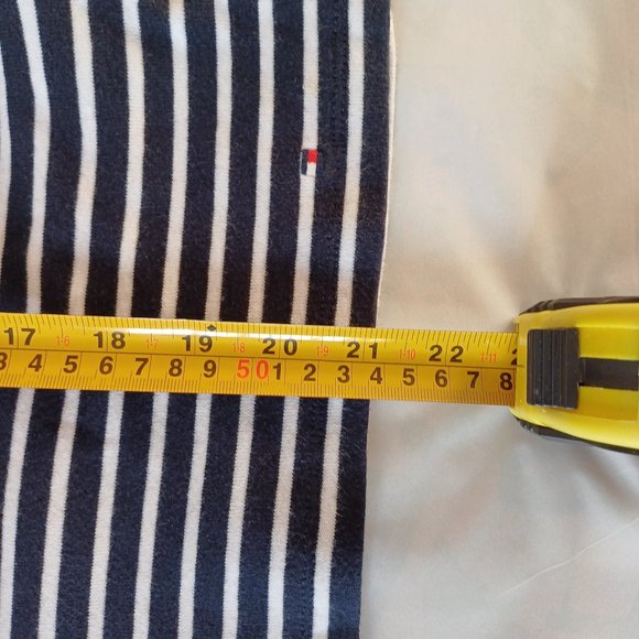 Tommy Hilfiger 𝅺White, Red & Blue Marine Striped Short Sleeves TShirt XL - Picture 4 of 11